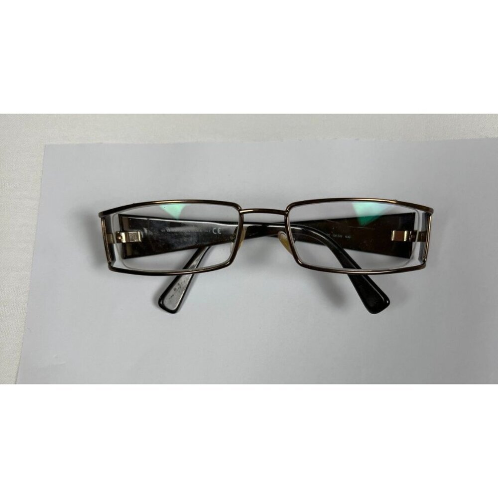 Giorgio Armani GA 543 NJG 125 Bronze Metal Brown Rectangle Eyeglass Frames - Picture 2 of 7
